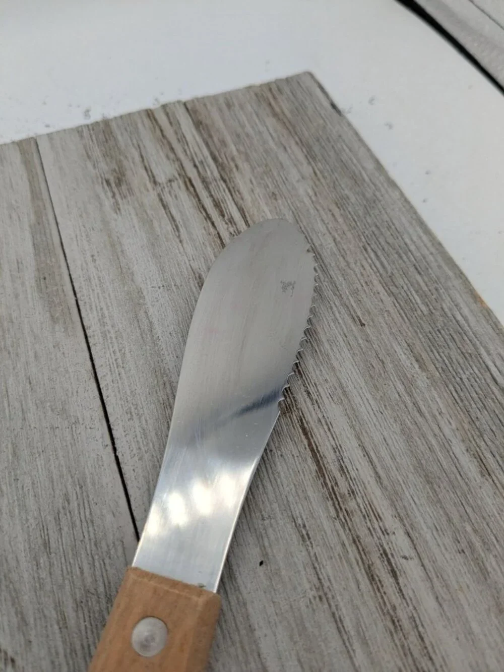 All Purpose Spreader Sandwich Knife Wood Handle 7 1/2